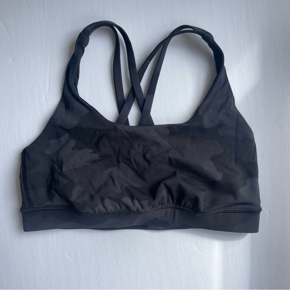 Lululemon Energy Bra - Heritage 365 Camp Deep Coal Multi